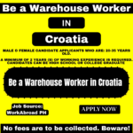Be a Warehouse Worker in Croatia