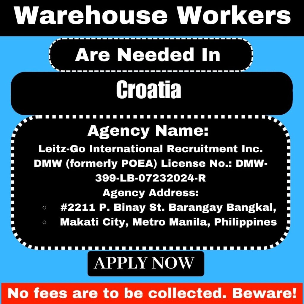 Urgent Hiring Warehouse Worker in Poland