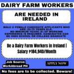 Dairy Farm Workers in Ireland | Salary ₱184,940/Month