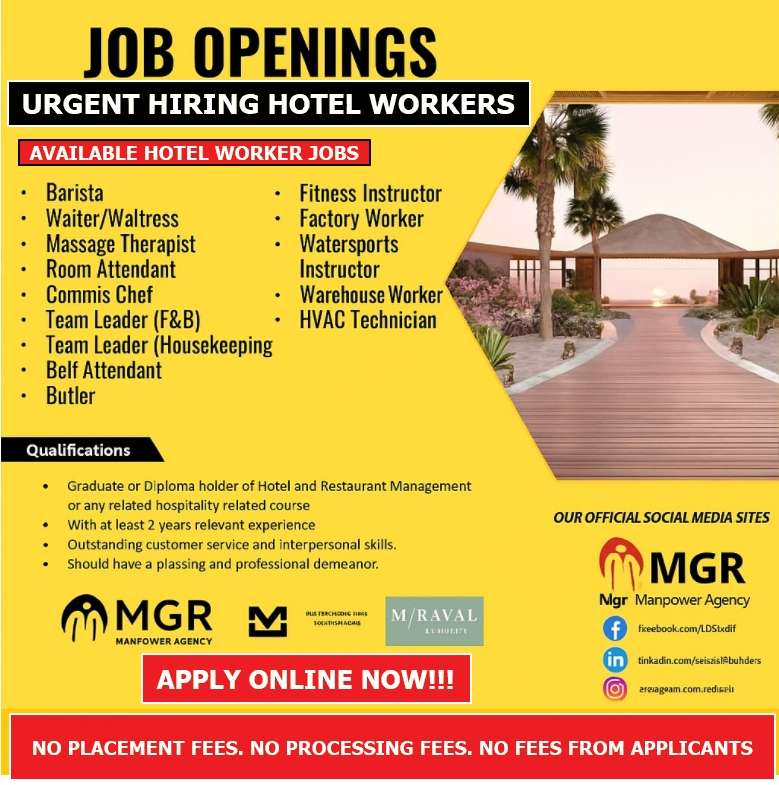 Hiring Filipino Hotel Workers