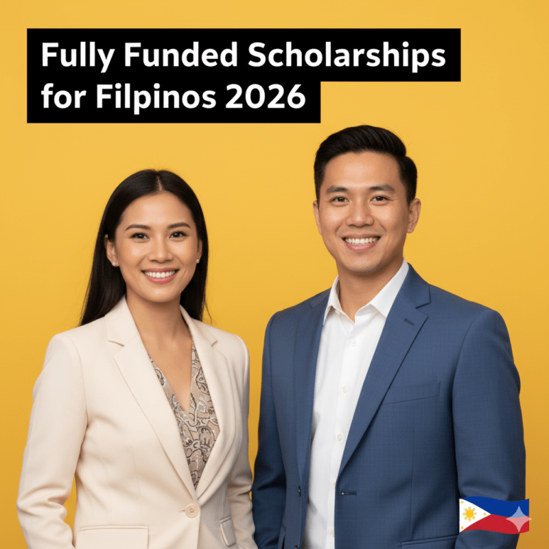 Fully Funded Scholarships for Filipinos 2026