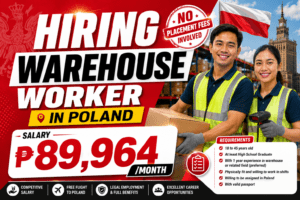 Urgent Hiring Warehouse Worker in Poland