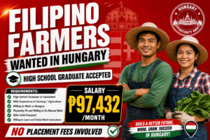 Filipino Farmers Wanted in Hungary