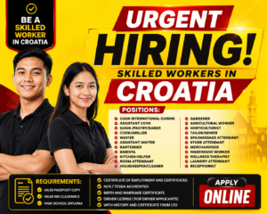 Croatia is Hiring Filipino Skilled Workers