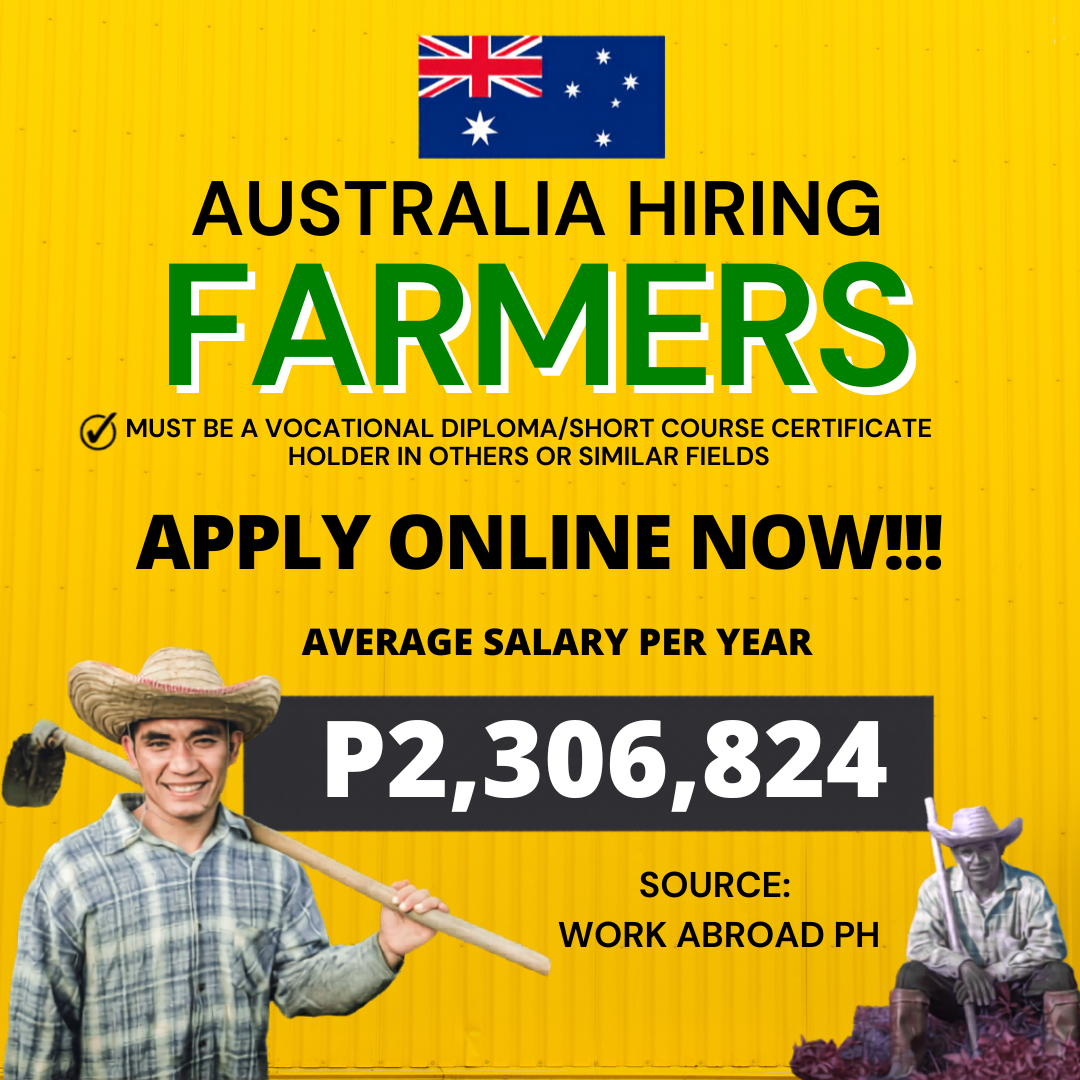 Australia is Hiring Farmer