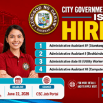 City Government of Davao Job Vacancies 2026
