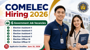 50 COMELEC Job Vacancies 2026