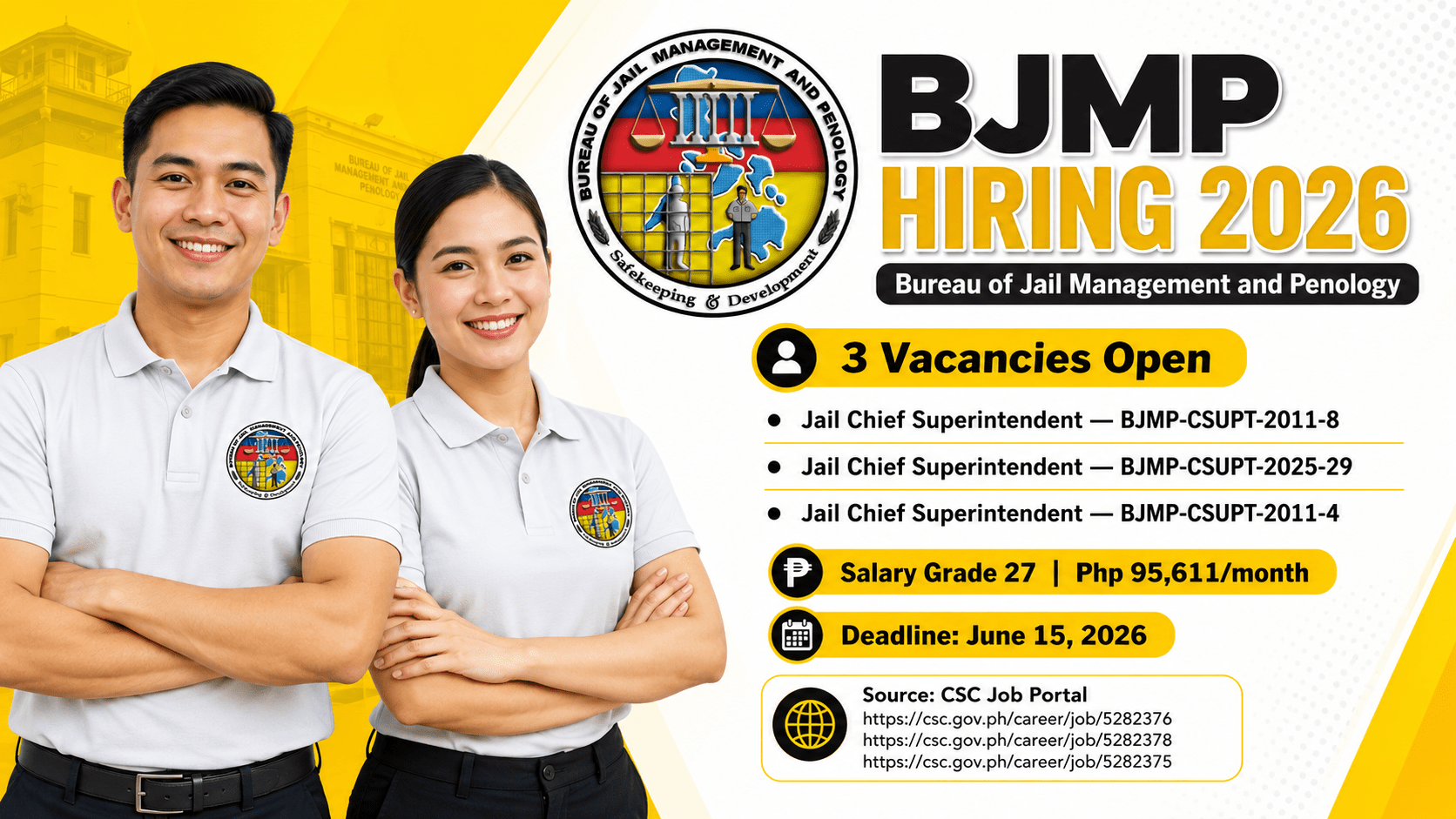 BJMP Job Vacancies 2026