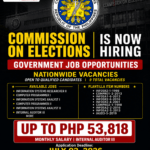 Commission on Elections Hiring 2026