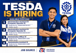 TESDA Job Vacancies