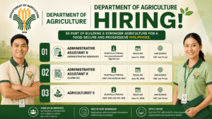 Department of Agriculture Hiring 2026