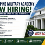 Philippine Military Academy Job Vacancies