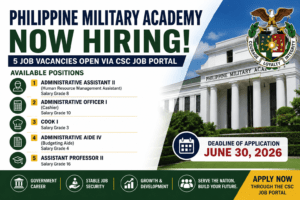 Philippine Military Academy Job Vacancies