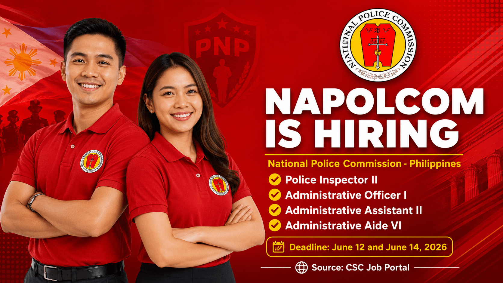 NAPOLCOM Job Vacancies 2026 | APPLY NOW