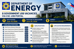 Department of Energy Hiring 2026