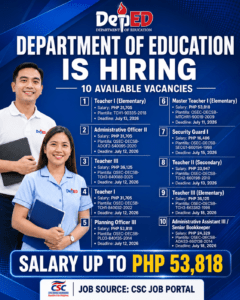 DepEd Jobs Vacancies 2026