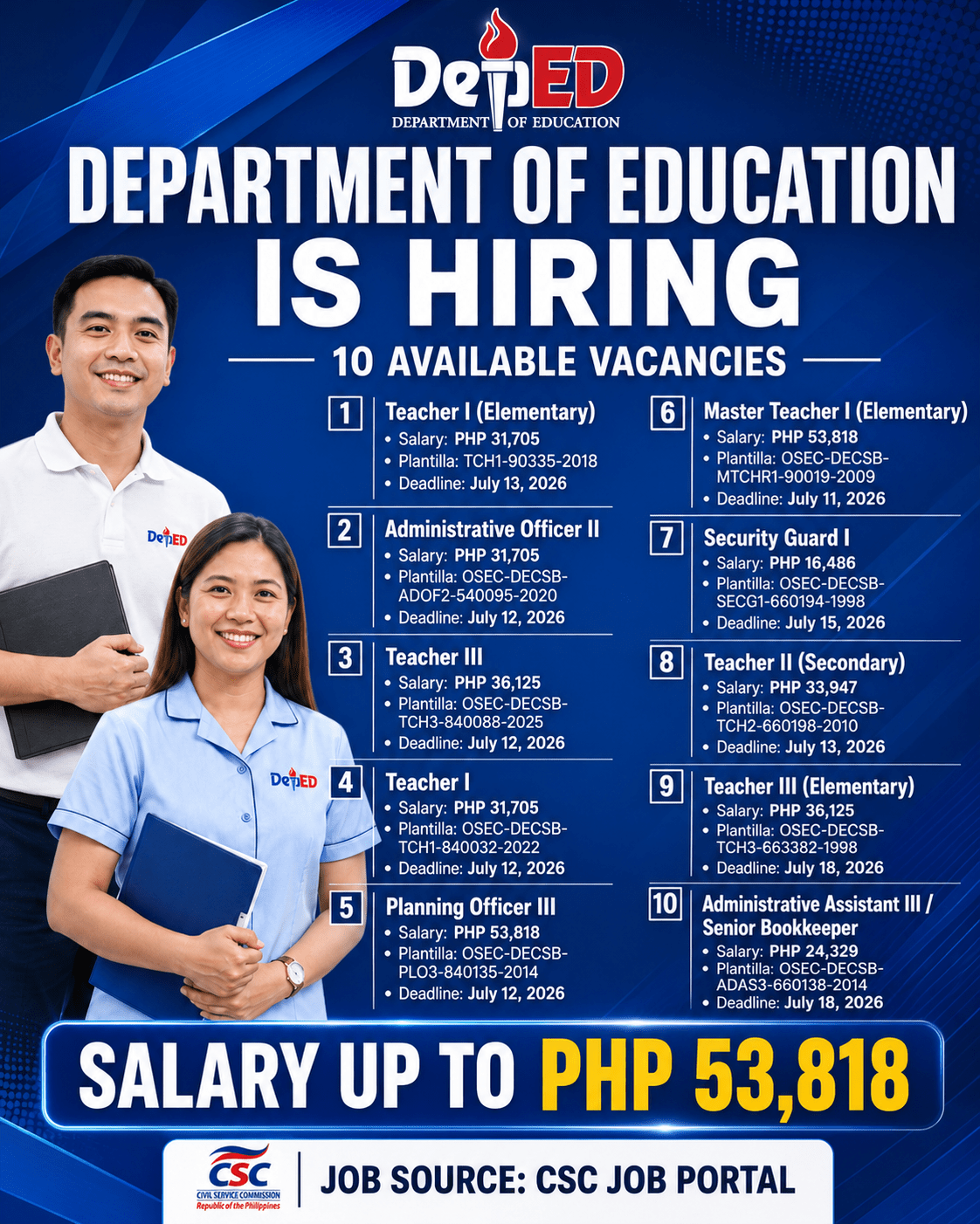 DepEd Jobs Vacancies 2026